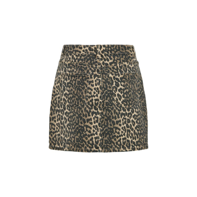 VILA-Vi Chia Leopard Short Skirt