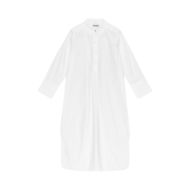 Ganni Cotton Poplin Oversized Shirt