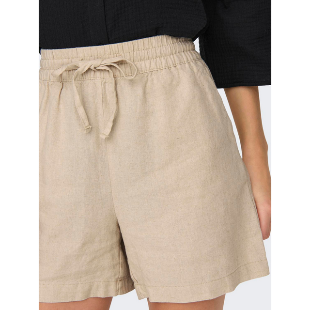 JDY Say HW Leinen-String-Shorts