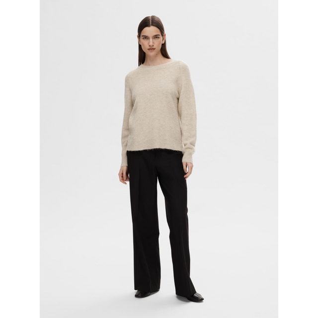 Selected Femme Knit Lulu LS Knit O-Neck