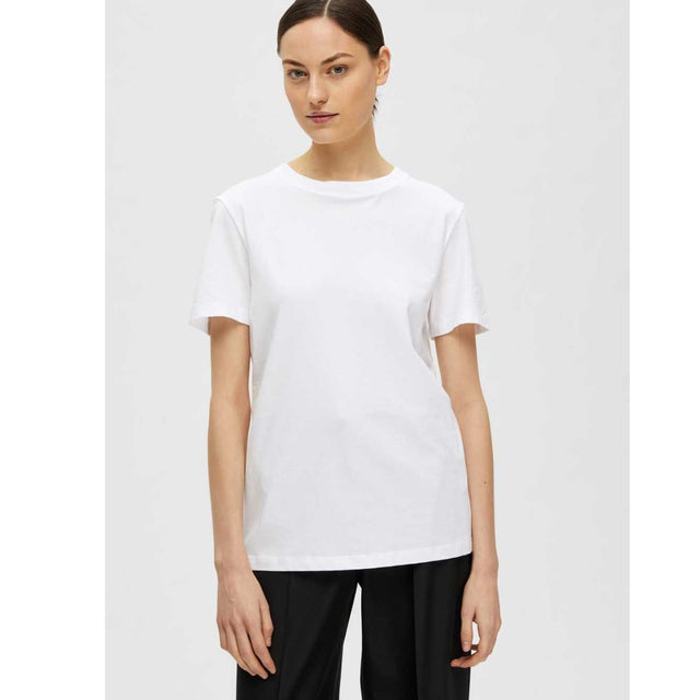 Selected Femme Slfmessential Ss O-Neck Tee - Prinsesse2ben