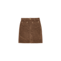 Ganni Stretch Corduroy Skirt