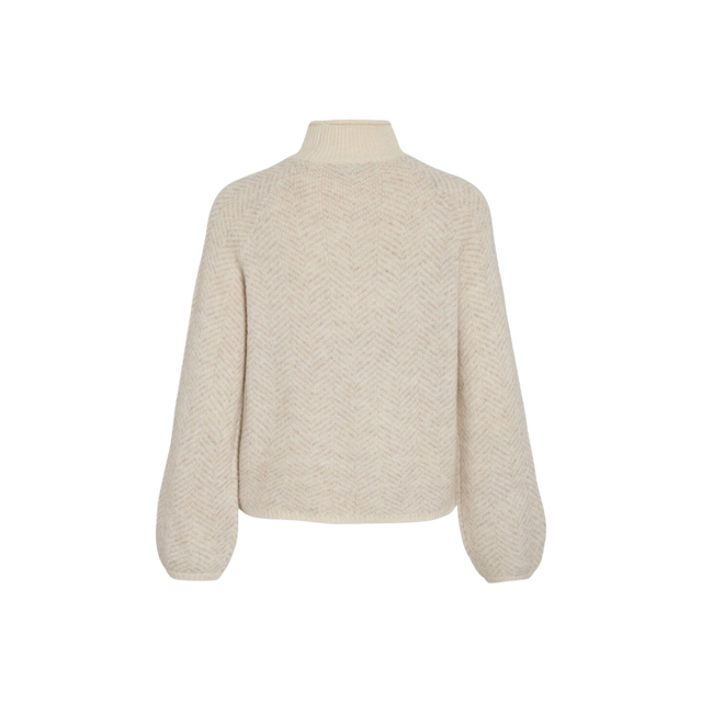 VILA Lory High Neck Knit Top