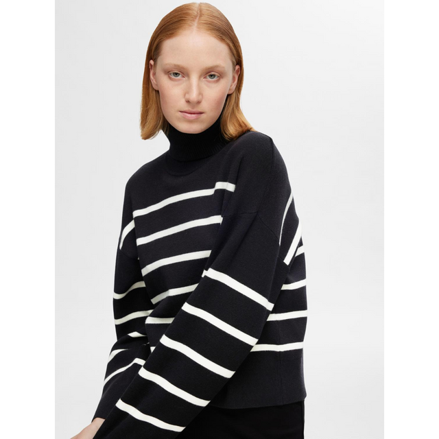 Selected Femme Kamma LS Knit Rollkragenpullover