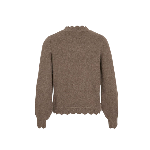 VILA Nikolina O-Neck L/S Knit Top