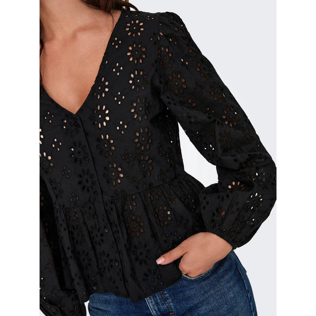 JDY Tallie L/S V-Neck Top