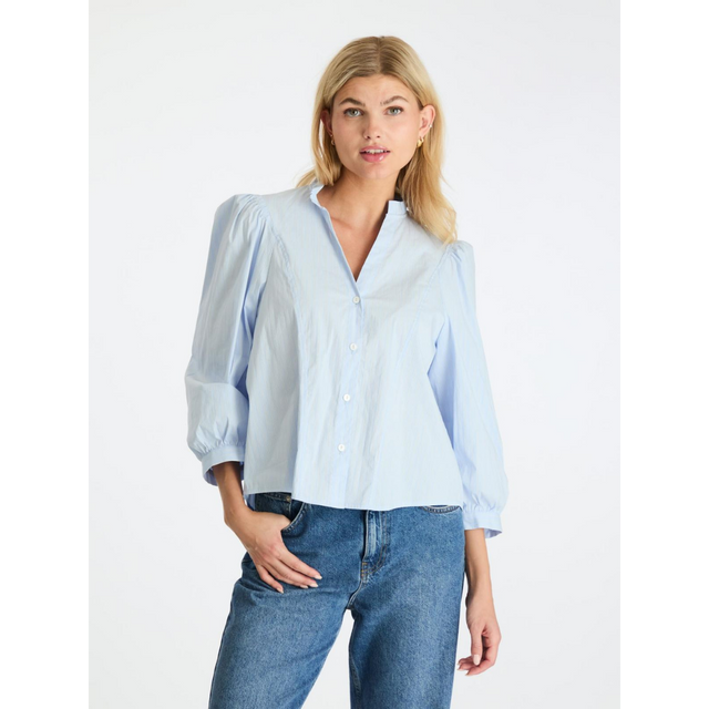 Neo Noir Barba Stripe Blouse