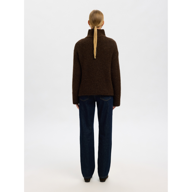 Selected Damen - Gabriella Knit High Neck Noos