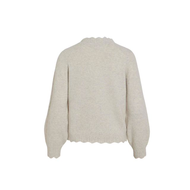 VILA Nikolina O-Neck L/S Knit Top