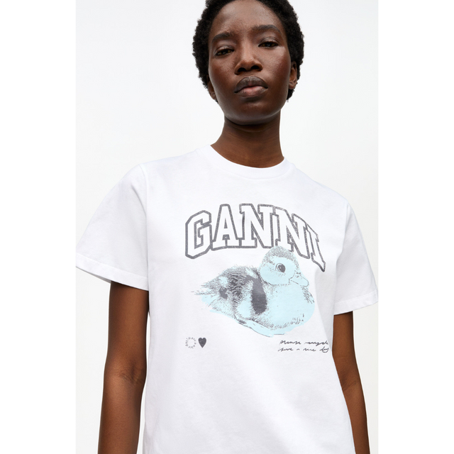 Ganni Duckie Relaxed T-shirt
