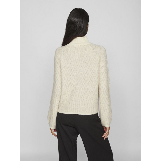 VILA Lory High Neck Knit Top