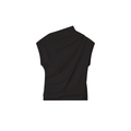 Ganni Stretch Cotton Ruched Top