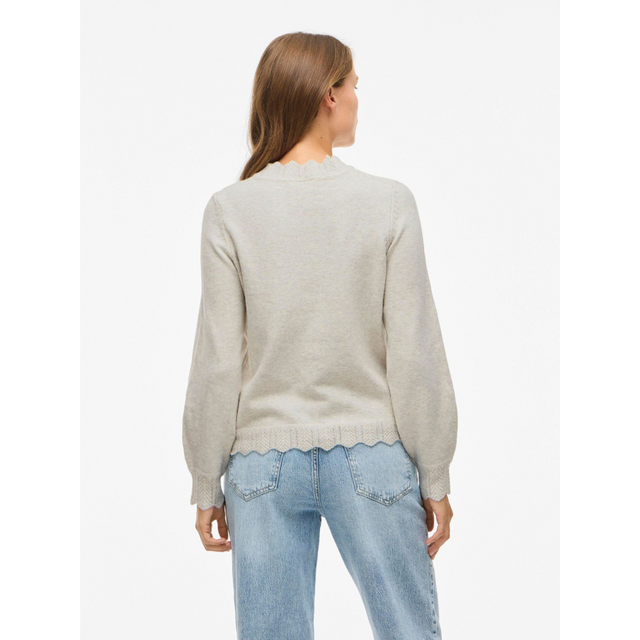 VILA Nikolina O-Neck L/S Knit Top