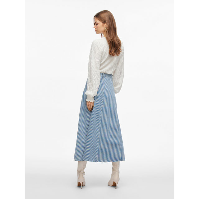 VILA Komma Midi Skirt