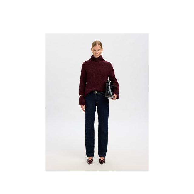 Selected Women Gabriella Knit High Neck Noos