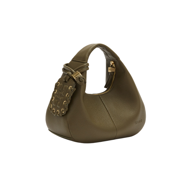 Ganni Hobo Mini Grained