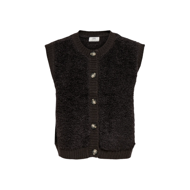 JDY Eira Life S/L On Button Vest Knit Noos