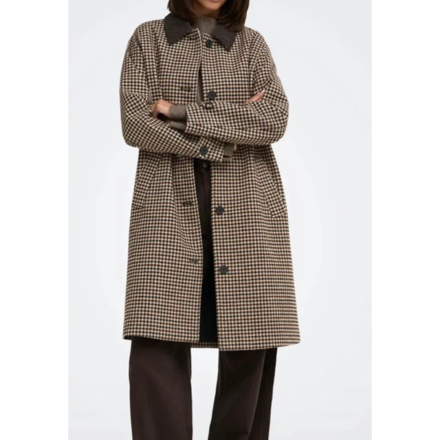 JDY Valerie Check Coat