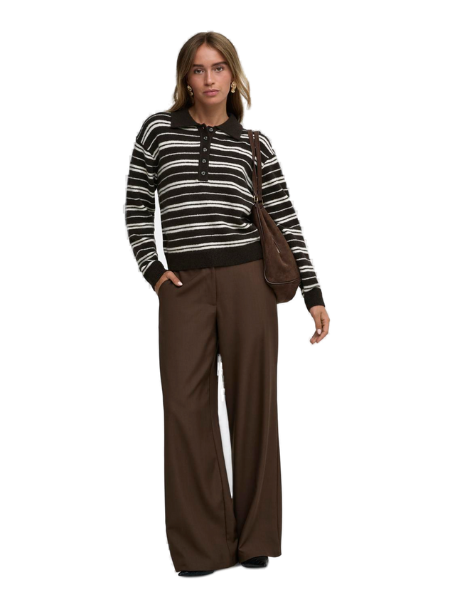 JDY Chloe L/S Polo Pullover Knit