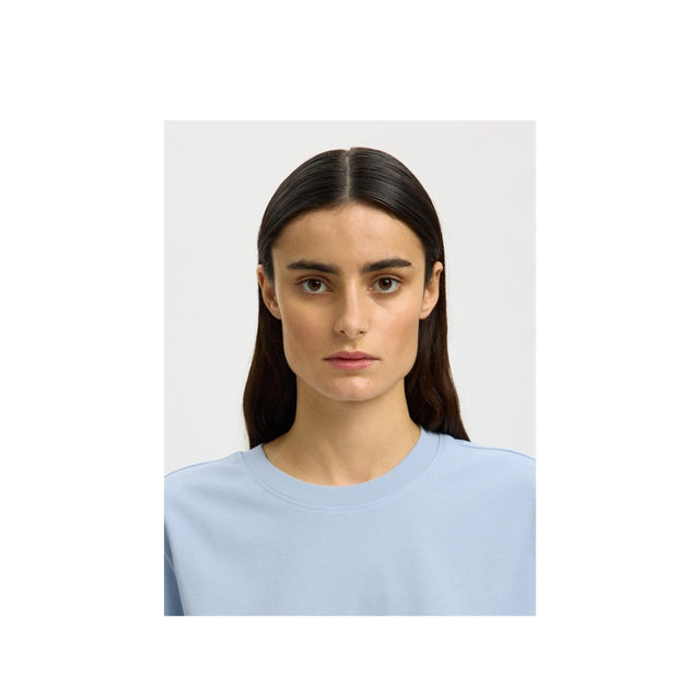 Selected Damen T-Shirt Essential SS Boxy Tee Noos