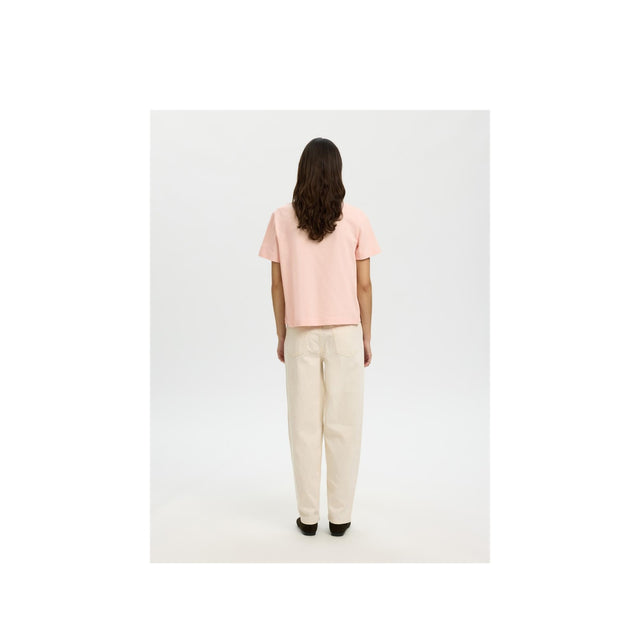 Selected Damen T-Shirt Essential SS Boxy Tee Noos