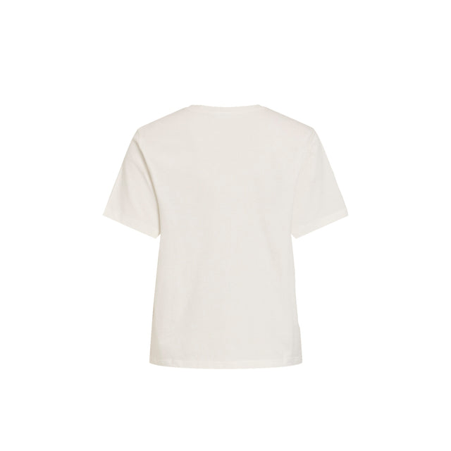 VILA Visybil Berry O-Neck S/S Top