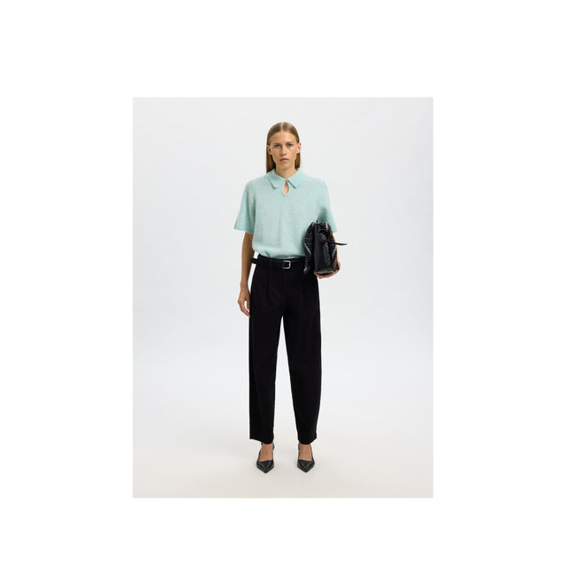 Selected Women-Sia Ras 2/4 Knit Key Hole Coll