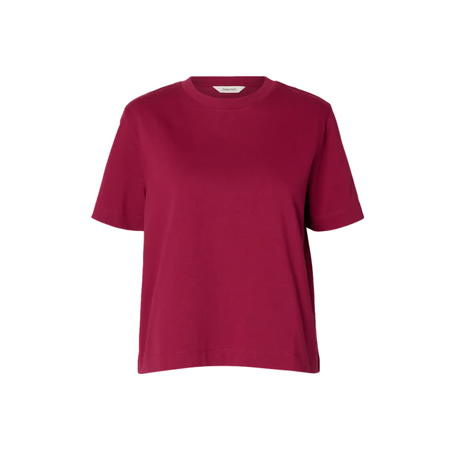 Selected Women T-shirt Essential SS Boxy Tee Noos