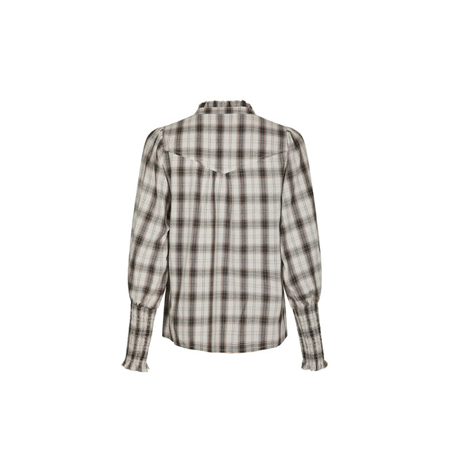 Neo Noir Camsia Big Check Blouse