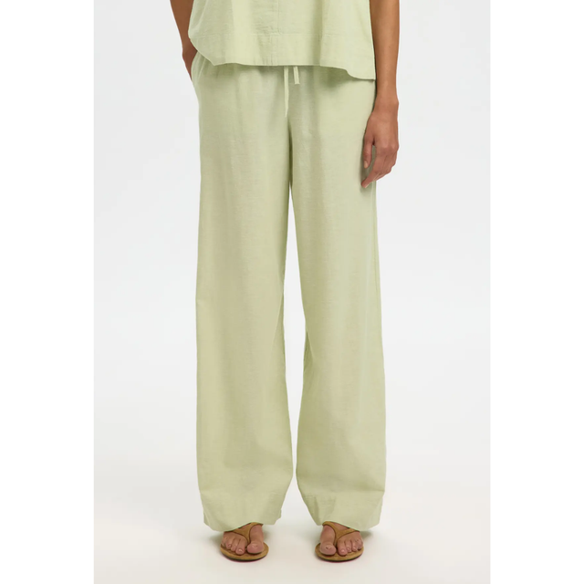 Selected Women Luisa MW Wide Linen Blend Pant