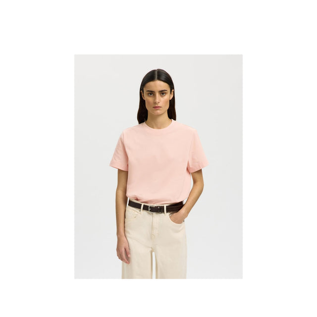Selected Damen T-Shirt Essential SS Boxy Tee Noos