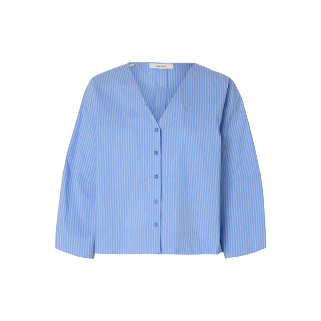 Selected Women Bea 3/4 V-Neck Shirt