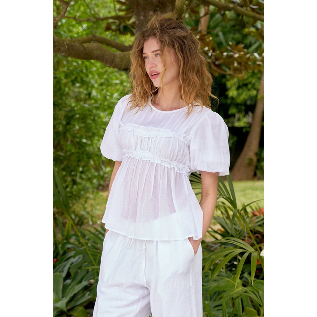 Neo Noir Kiril S Voile Blouse