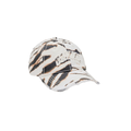Ganni Printed Zebra Washed Cotton Cap